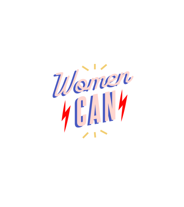Women Can de Ziua Femeii model negru pe tricou