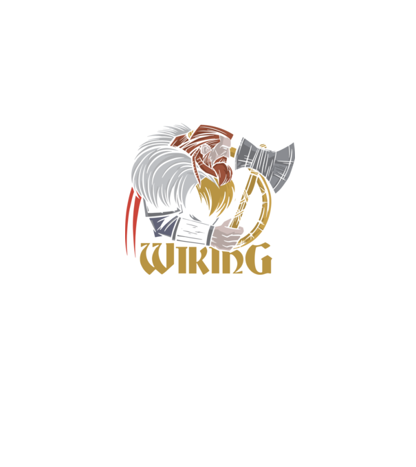 Viking model albastru jeanși pe tricou