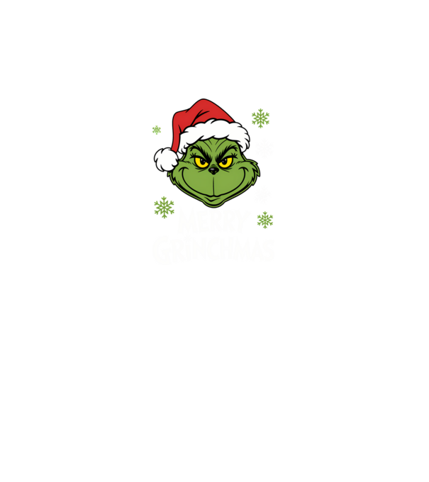Merry Grinchmas Negru model negru pe tricou
