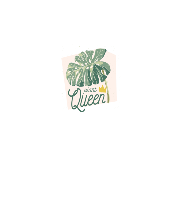 Plant Queen model gri pe tricou