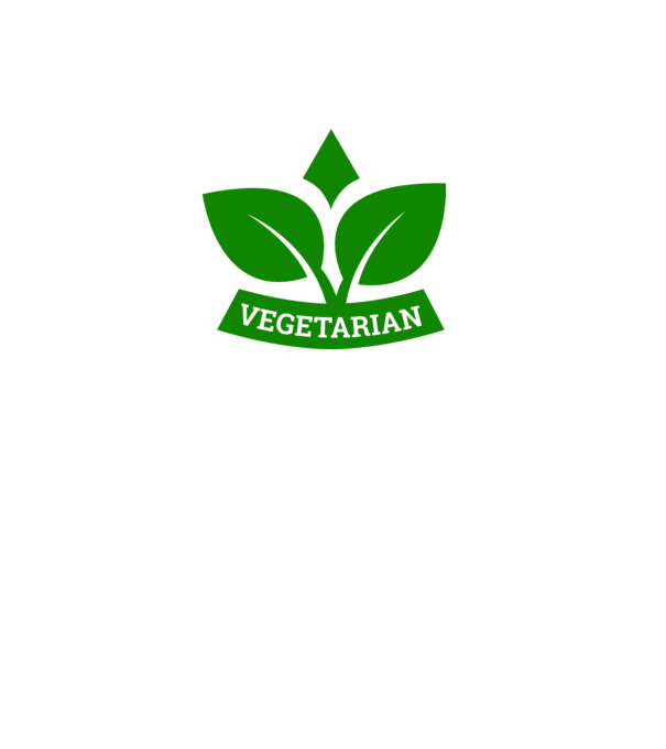 Vegetarian badge 1 model negru pe tricou