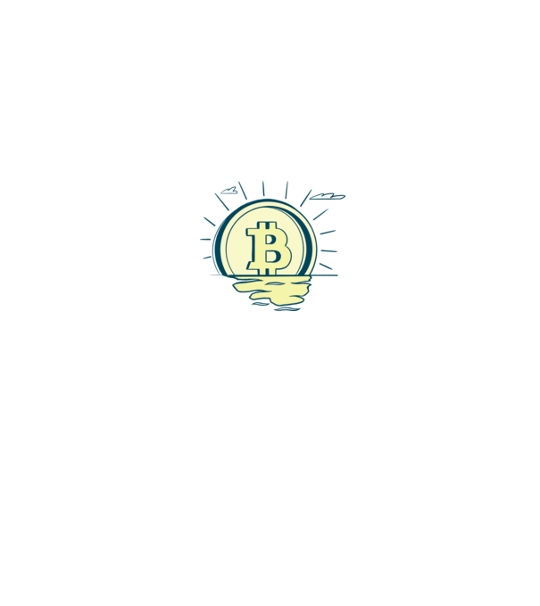 Bitcoin sunrise model gri pe tricou