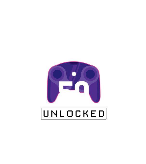 Level 50 Unlocked Gamer Birthday model negru pe tricou