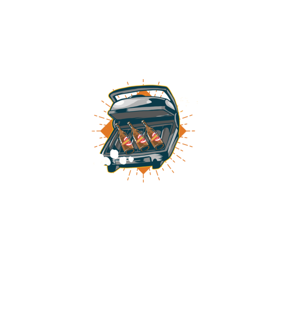 Bere BBQ model negru pe tricou