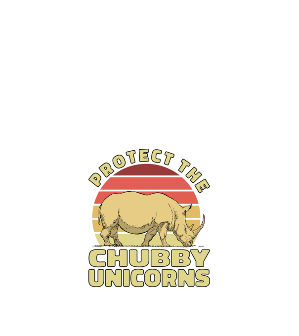 Protejați Unicornii - Rinocerii plinuți model negru pe tricou
