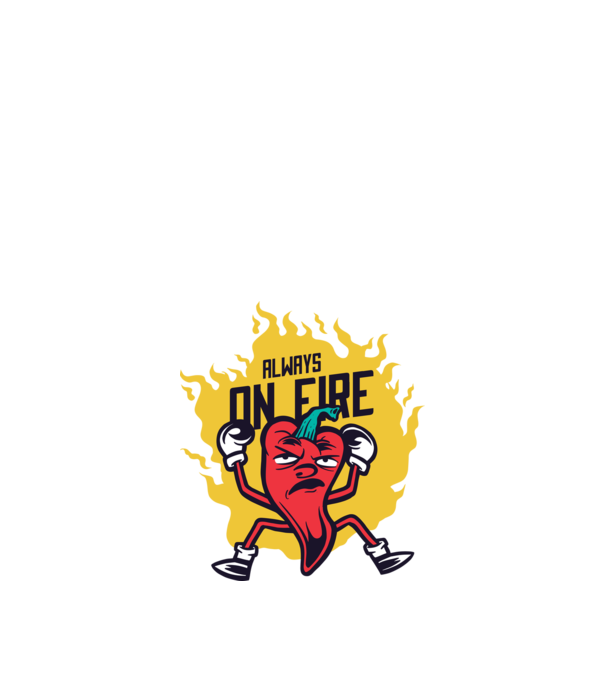 Ardei Chili model albastru închis pe tricou