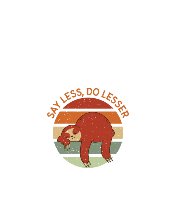 Say less, do lesser cu Leneș model negru pe tricou