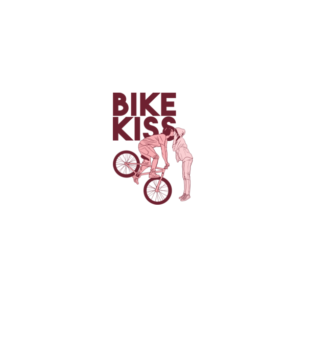 Pupici cu bicicletă model liliachiu pe tricou