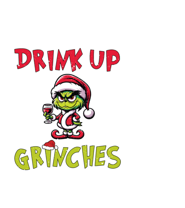 Drink up Grinches model albastru deschis pe tricou