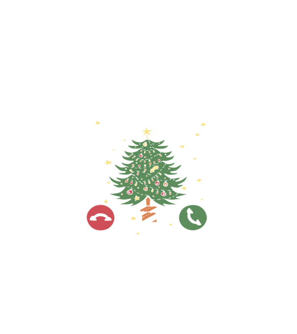 Christmas is calling model negru pe tricou