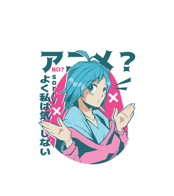 Tricou Anime model alb pe tricou