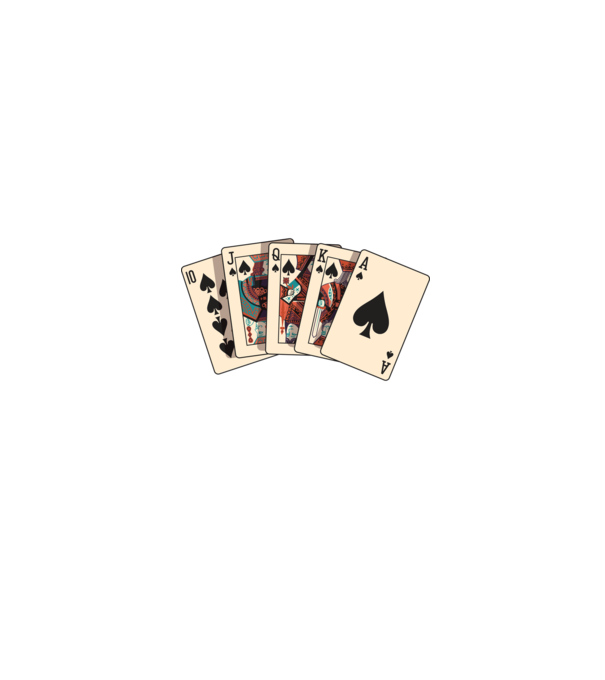 Poker All in model albastru jeanși pe tricou