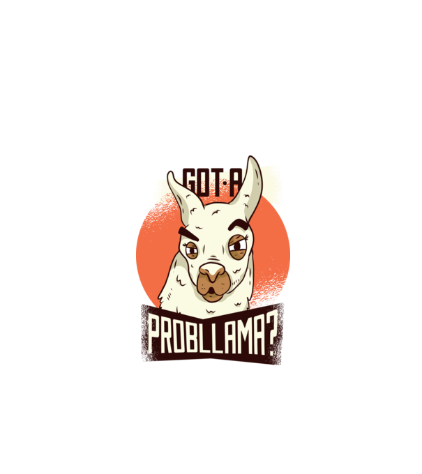 Got a Probllama? Lama model turcoaz pe tricou