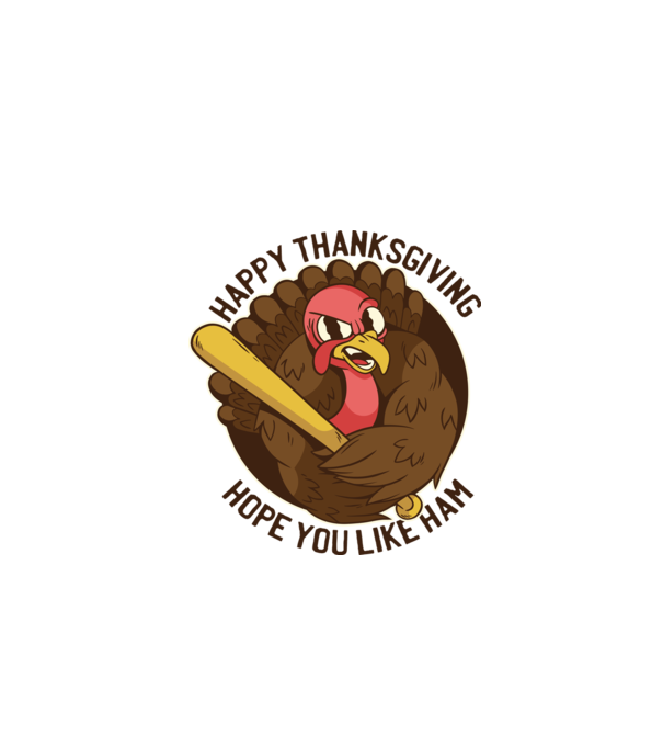 Happy Thanksgiving - Hope you like Ham model gri pe tricou