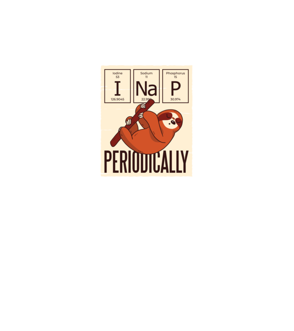 I NaP Periodic tricou leneș model gri pe tricou
