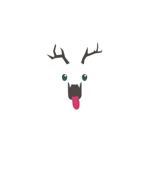 Funny Deer model nisipiu pe tricou