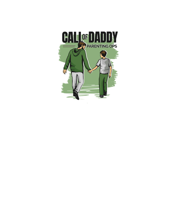 Call of Daddy - Pentru tata model gri pe tricou