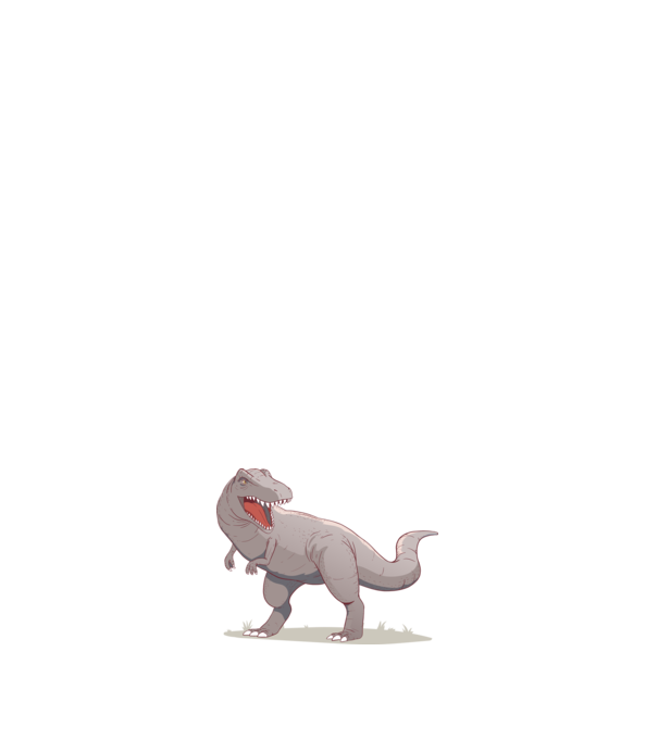 Dinozaur T-rex model albastru închis pe tricou