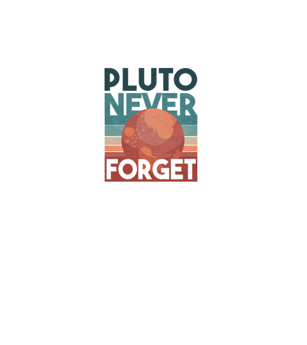 Pluto never forget model turcoaz pe tricou