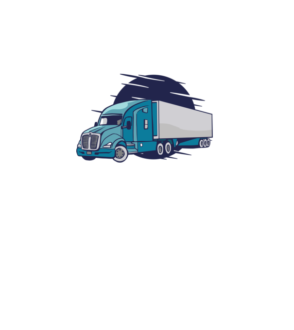 Tricou Șofer de camion model alb pe tricou