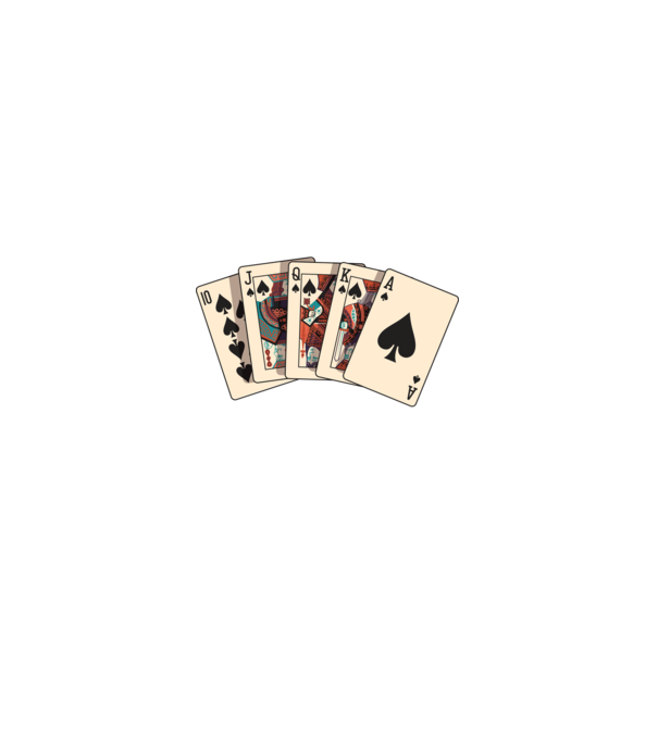 Poker All in model negru pe tricou