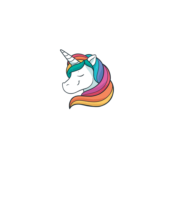 Cap de unicorn model nisipiu pe tricou