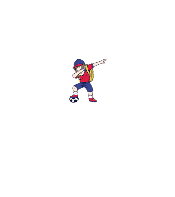 Școlar Fotbalist DAB model alb/roșu pe tricou