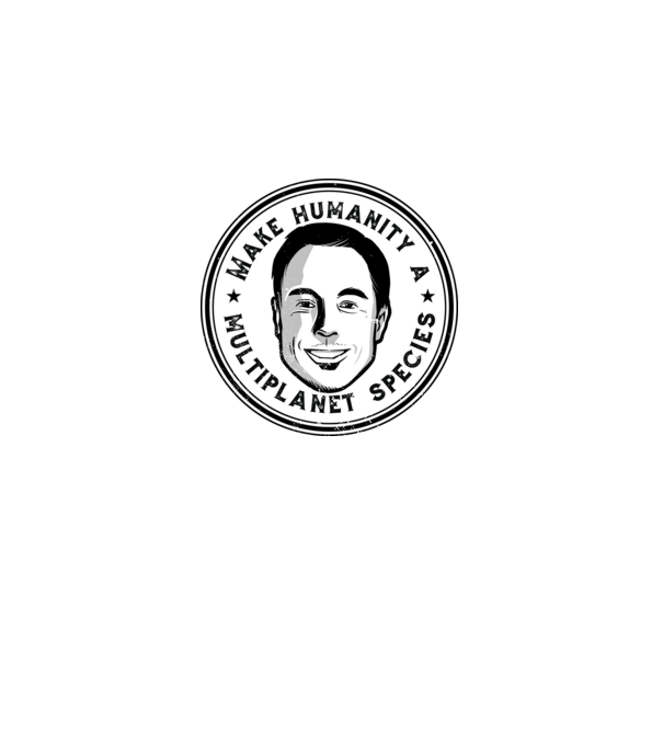 Make humanity a Multiplanet species Elon Musk model alb pe tricou