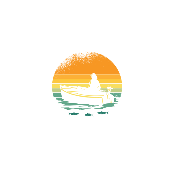 Retro cu Barcă model negru pe tricou