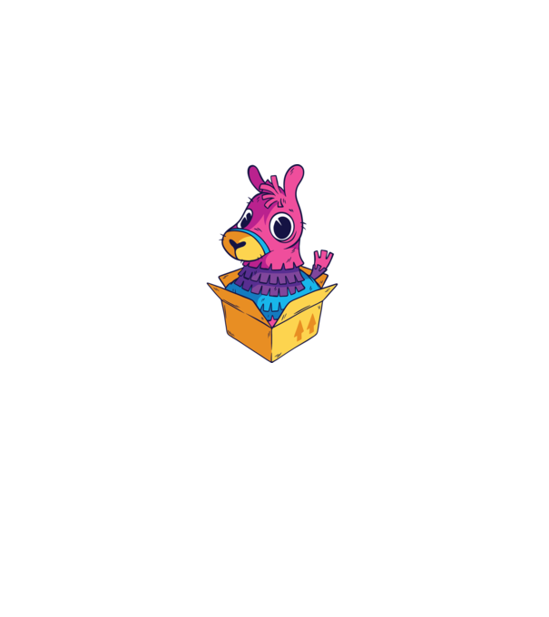 Fortnite Llama model turcoaz pe tricou