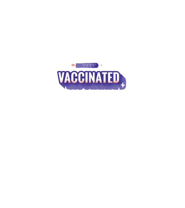Vaccinat model negru pe tricou