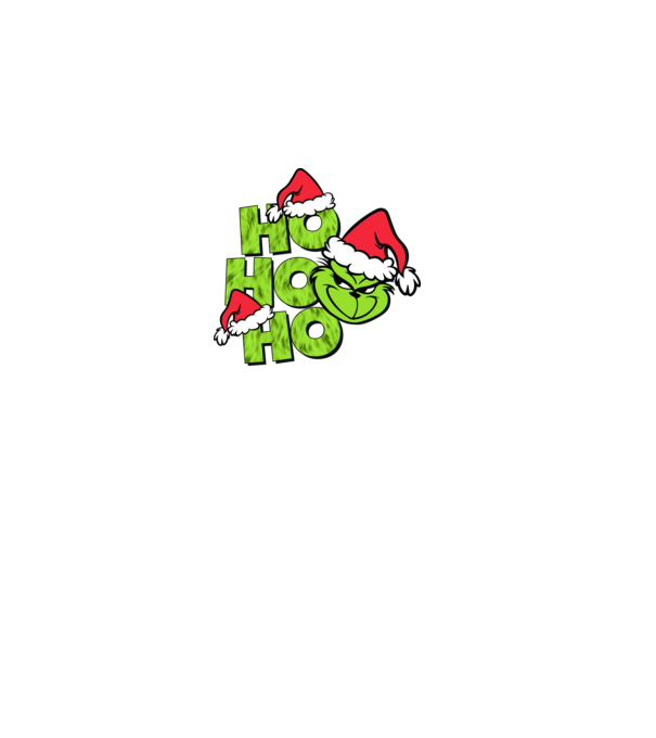 Ho Ho Ho - Grinch model negru pe tricou