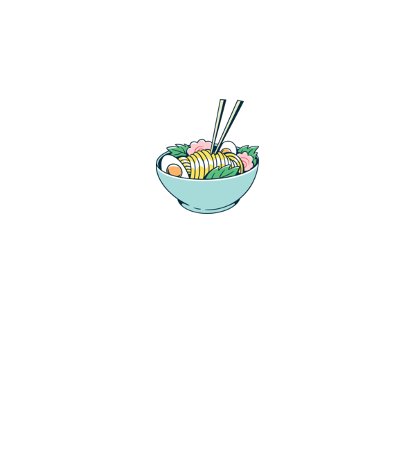 Paste Ramen model negru pe tricou
