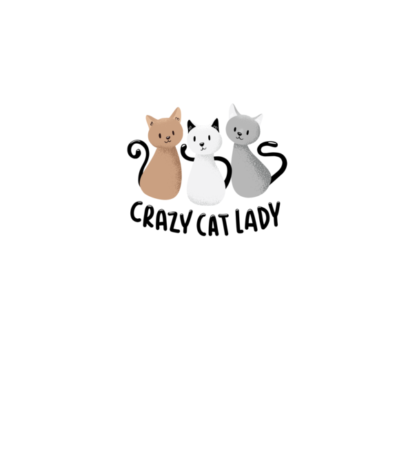 Crazy Cat Lady - fată nebună cu pisică model dusty pink pe tricou