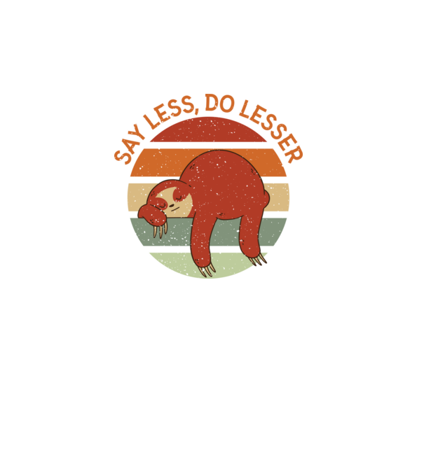 Say less, do lesser cu Leneș model turcoaz pe tricou