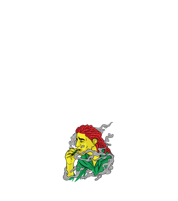 Dreadlock model negru pe tricou