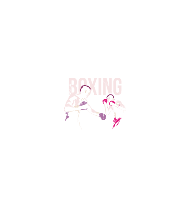 Boxing model negru pe tricou
