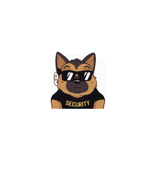 Ciobănesc german Security tricou amuzant cu Câine model gri pe tricou