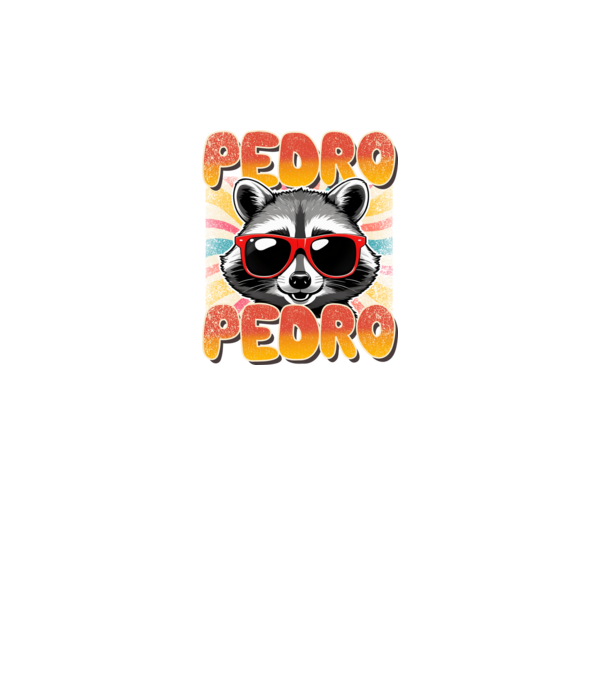 Pedro Pedro groovy retro model negru pe tricou