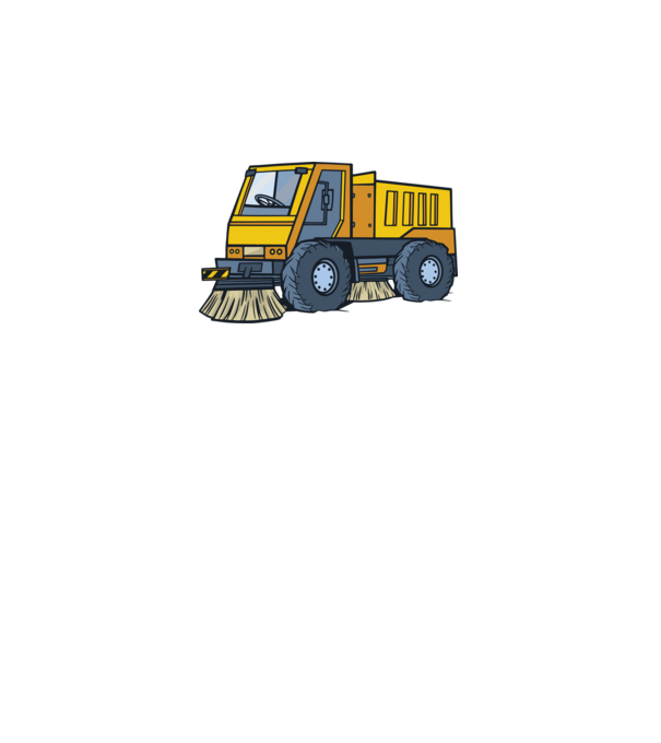 Camion spălare străzi model gri pe tricou