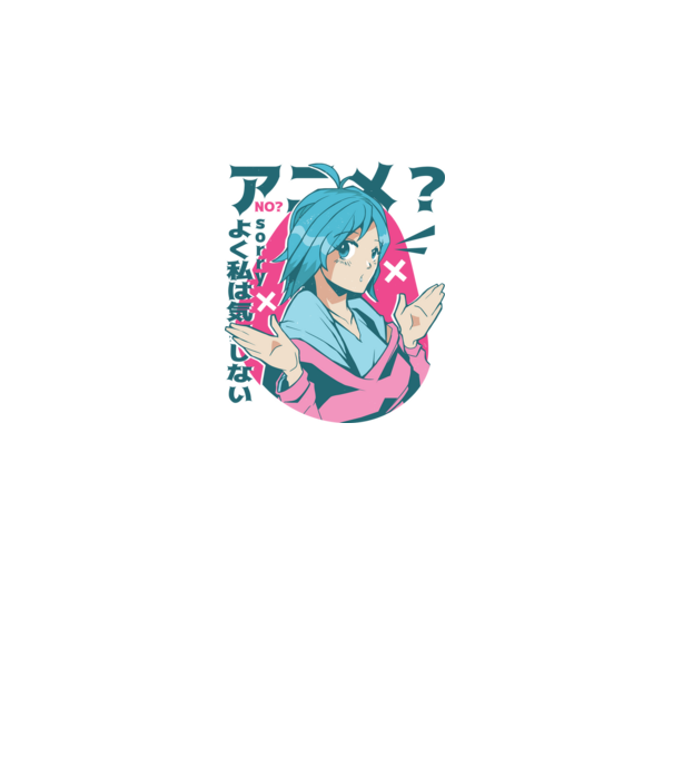 Tricou Anime model alb pe tricou