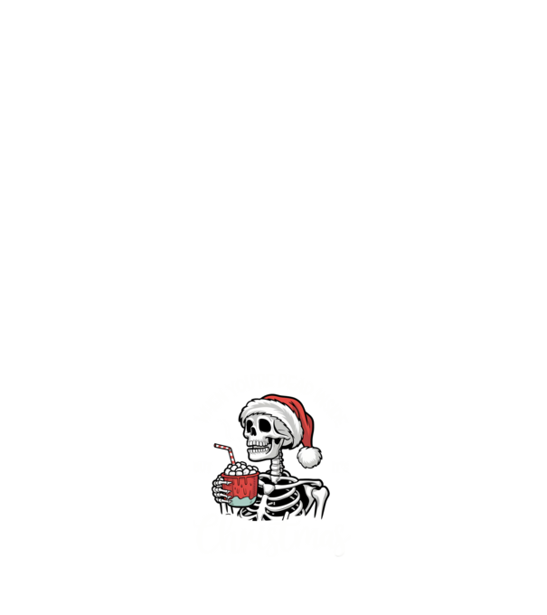 Dead inside, but it's christmas Negru model albastru închis pe tricou