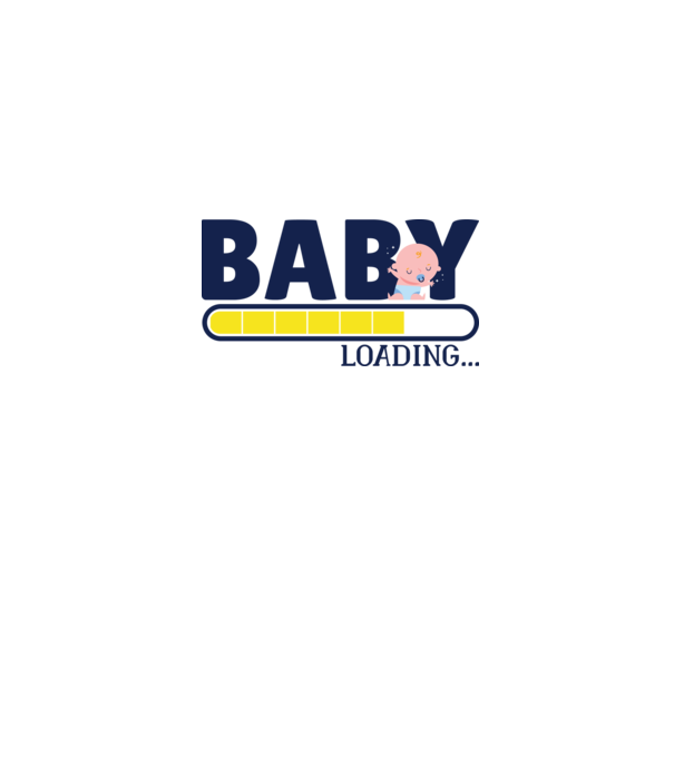 Baby is loading - tricou amuzant pentru mămici model gri pe tricou