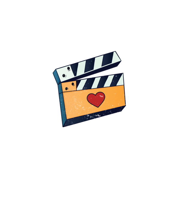 Cinema Film model gri pe tricou