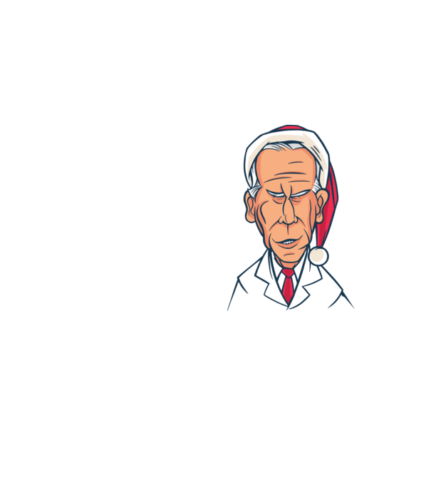 Crăciun Biden model galben neon pe tricou