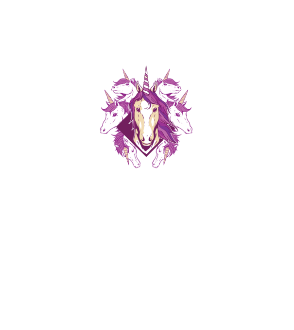 Unicorn Mandala model gri închis pe tricou