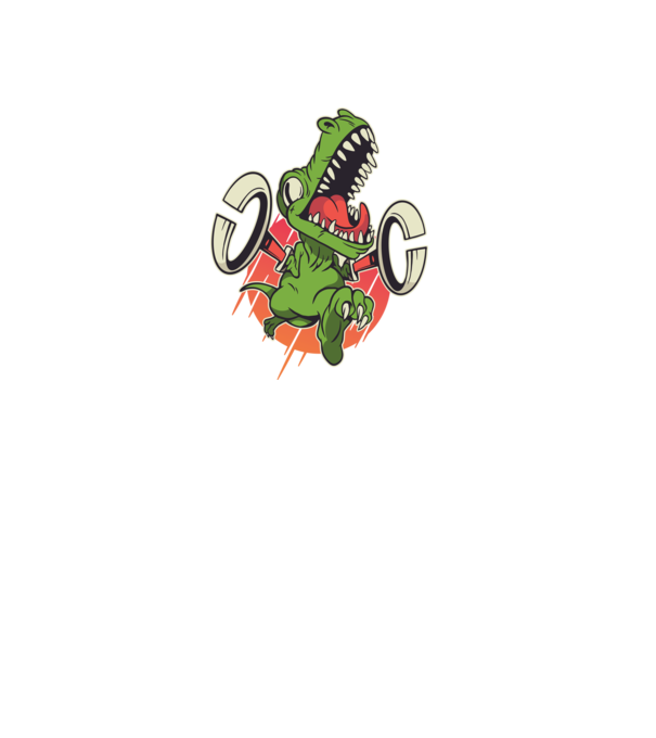 Dinozaur T-rex model gri pe tricou