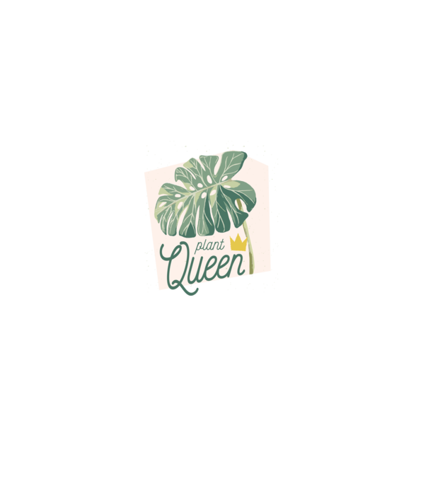 Plant Queen model gri pe tricou