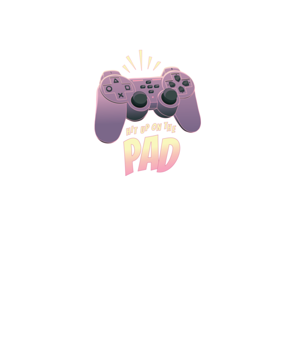 Gamer Controler model negru pe tricou