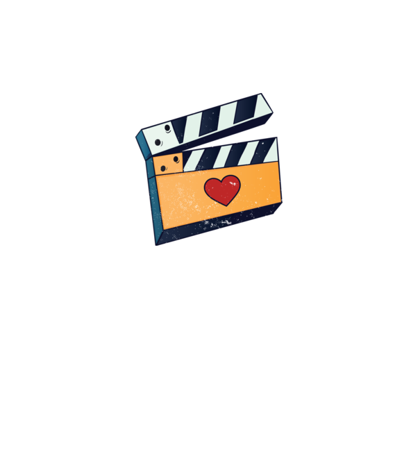 Cinema Film model gri pe tricou